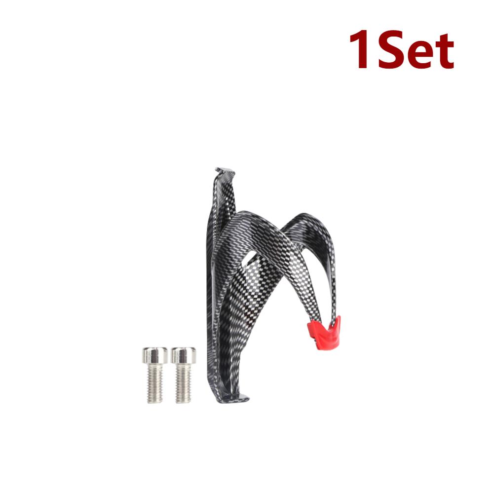 1-5Set Full Carbon Fiber Bicycle Ultralig Water Bottle Cage MTB Road Bike Bottle Holder for Portable Outdoor Cycling Equipment