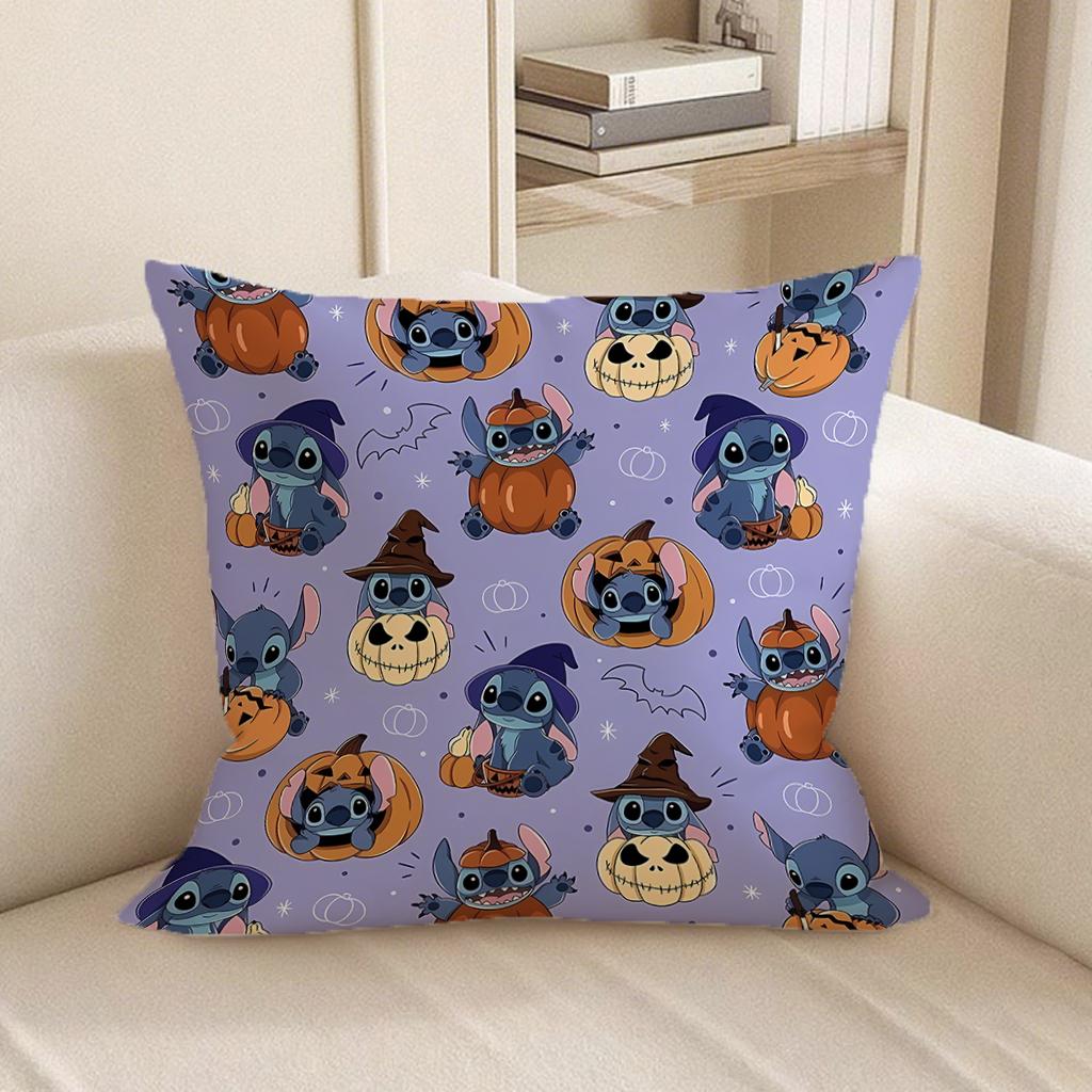 Spooky Stitch and Friends Halloween Pillowcases: Festive Fun for Your Home Sofa cushion cover, party decoration, gift