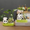 Керамика Цветочные композиции Украшения Стеклянное искусство DIY Цветочные сосуды Креативная панда Гидропонная ваза Милые украшения для дома