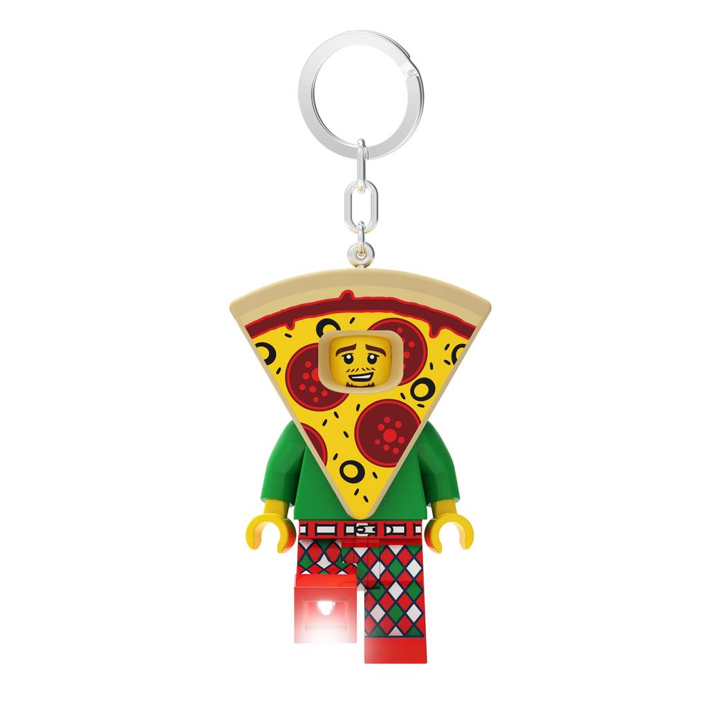 IQ Iconic Pizza Guy Брелок Светодиодный Брелок Фонарик Блок Игрушка Кукла Подвижная Мини Фигурка