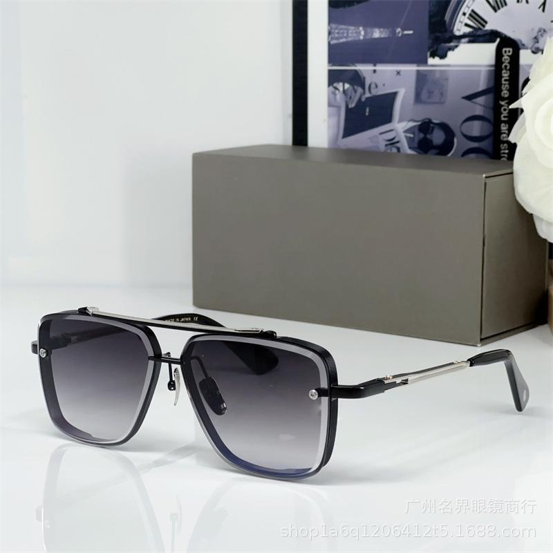 ANDITAGG sunglasses trendy men trimmed lenses UV protection sunglasses heavy industry glasses fashion mach six