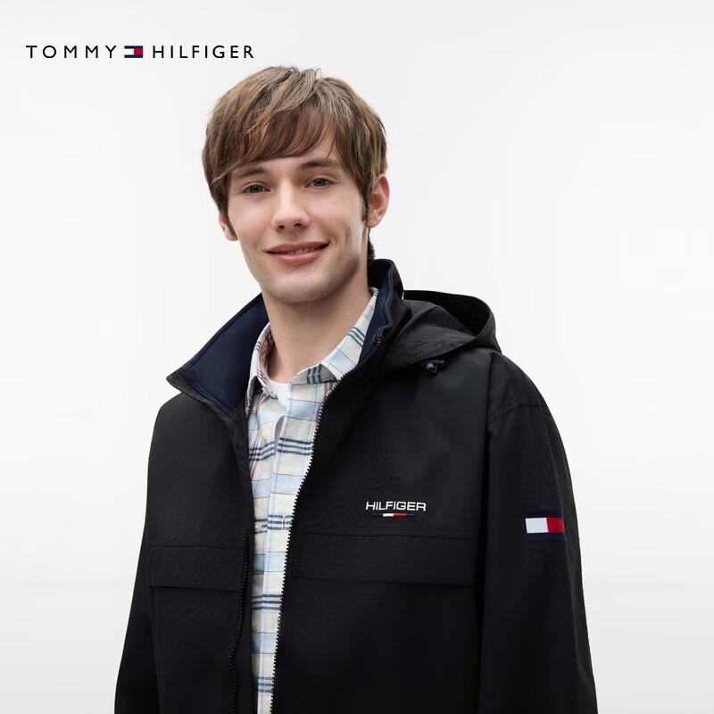 Tommy Hilfiger Мужская складная куртка-софтшелл с капюшоном