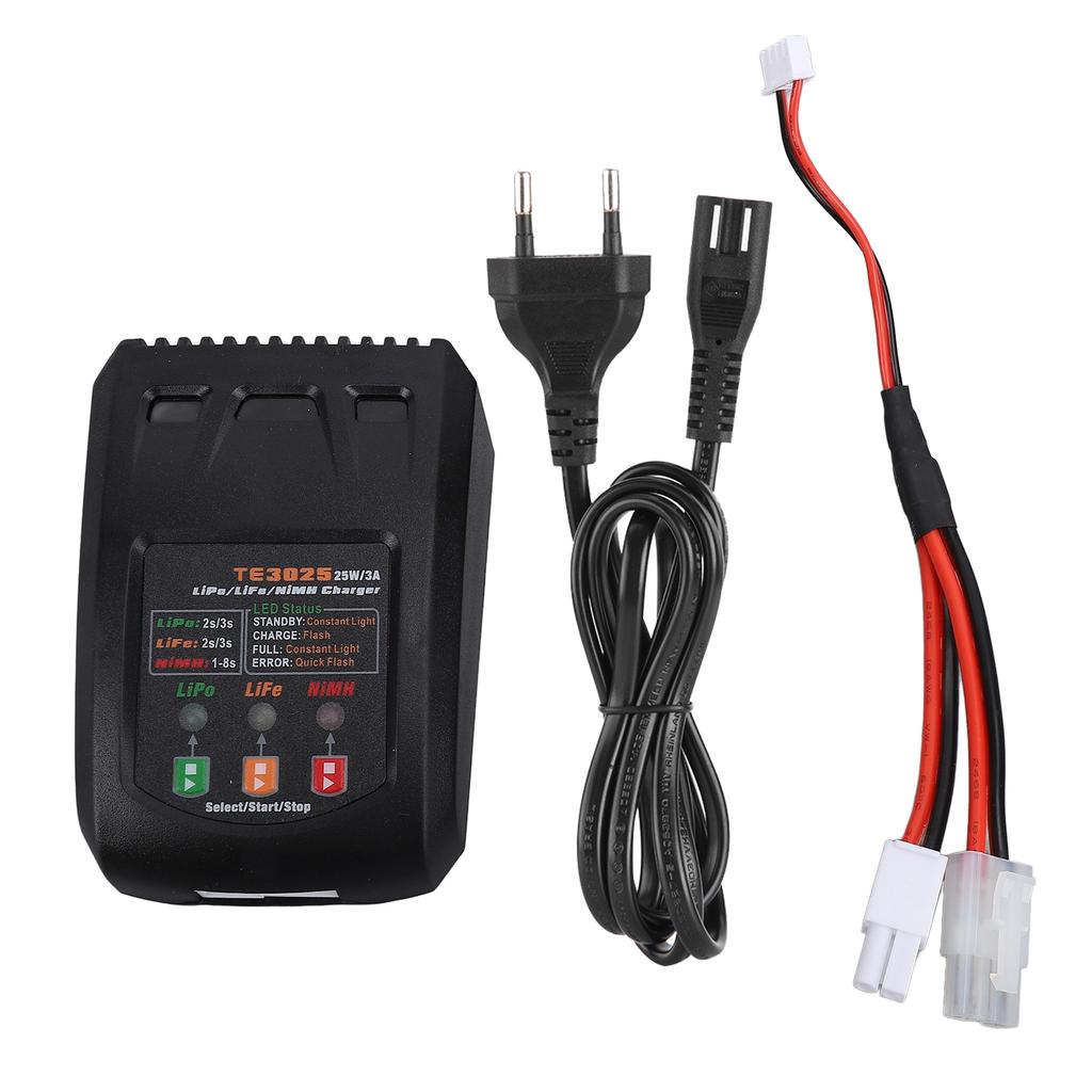 Зарядное устройство для литий-полимерных аккумуляторов, балансир 2S 3S LiPe 1‑8S NiMH, балансировка 25 Вт, интеллектуальная зарядка для радиоуправляемых машин
