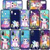 Чехол для телефона Samsung Galaxy S25 S24 S23 iPhone 16 15 Xiaomi Redmi Note 14 13 12 16E X 11 Pro Max OPPO Moto G85 G54 Huawei Poster Unicorn Horse Cover
