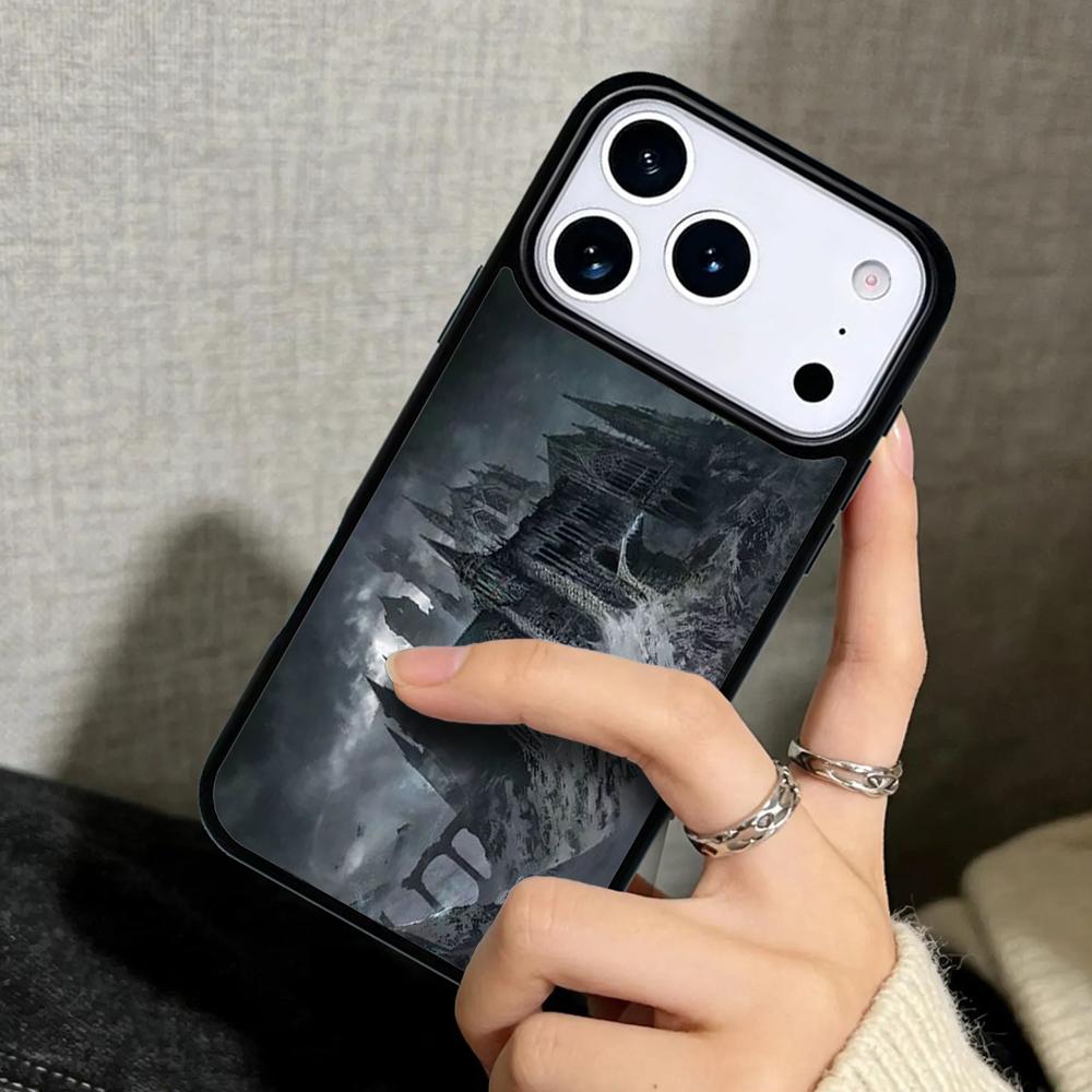 Чехол-бампер для iPhone 17 Air 16 Pro Max 15 Plus 11 13 Mini 14 12 Задняя крышка телефона Сказочный замок 10 Средневековый