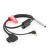 DRRI ARRI Cforce cPRO Motor CAM Power Cable for Canon RF/cmotion (7p) - LANC/D-Tap FX-9 C500/C300