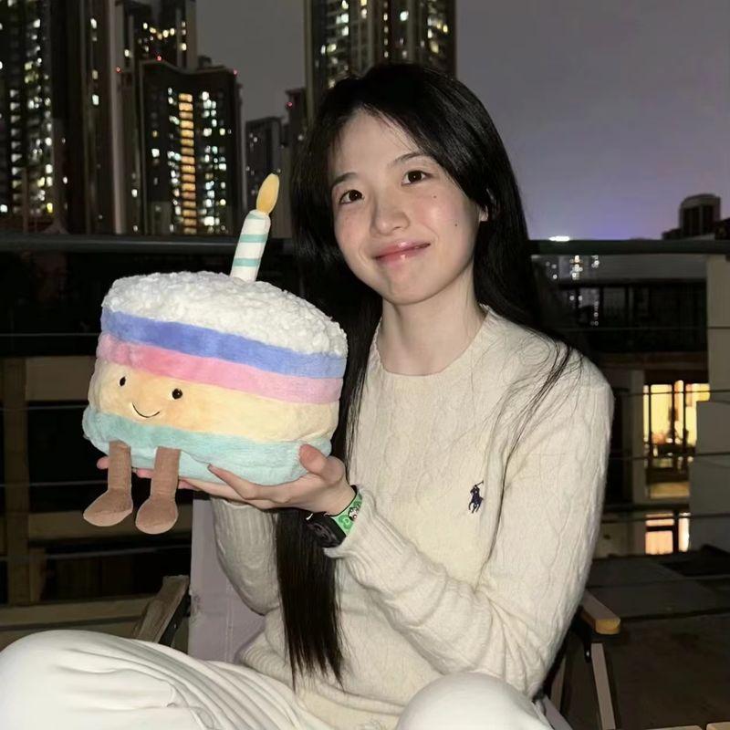 Торт ко дню рождения плюшевая игрушка в виде кошки-желе кукла-марионетка милый магазин любви успокаивающая кукла подарок на день святого валентина на день рождения