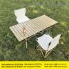 Linpan Outdoor Portable Folding Table and Chair Set