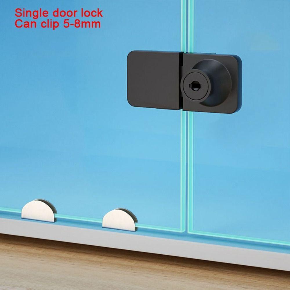 Аппаратное обеспечение из нержавеющей стали, замок для дисплея шкафа, стеклянный дверной замок, набор замков для дверей шкафа