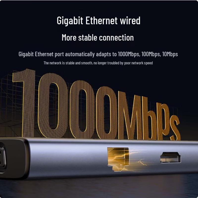 Ugreen 25360 Док-станция 9-в-1 USB-C с поддержкой трех дисплеев