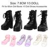 Fashion 7.8CM Doll Wearing 1/3 60cm Doll Boots Differents Color Fabric Shoes Play House Accessories