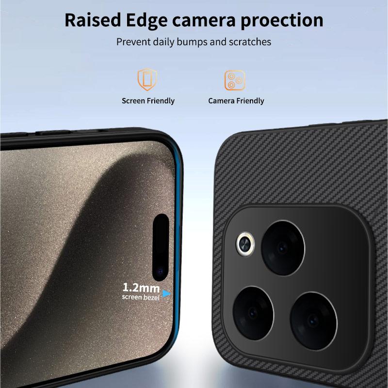 Для Infinix Hot 50 Для Магнитного чехла Magsafe Для Infinix HOT 40 Pro 50 Pro Plus Беспроводная зарядка Ударопрочный чехол из углеволокна