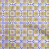 Georgette Viscose Bluish Violet Fabric Geometric Craft Projects Decor Fabric Printed By The Yard 42 Inch