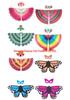 Children's Phoenix & Peacock Feather Wings and Mask Set for Halloween Performance