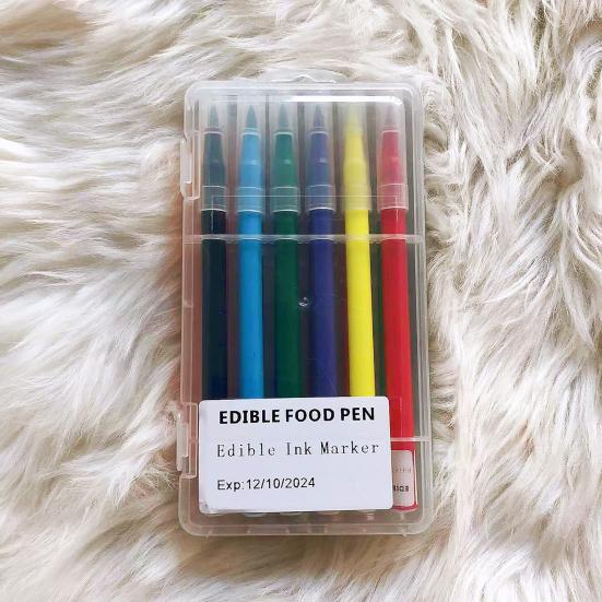 Cake Painting Pen Safe Pen Brush Lightweight Edible Pigment Pen Baking Color Pens Cake Decoration Cake Painting Pen Baking Supplies