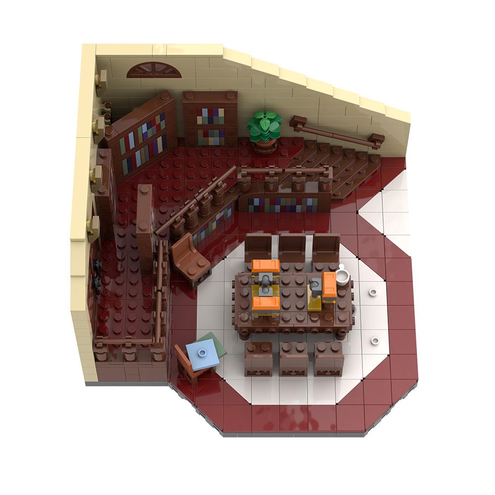 Gobricks MOC-99148 Баффи — истребительница вампиров: Школа Саннидейл Библиотека Строительные Блоки Кирпичики Игрушки Подарок