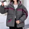 Женская мода повседневная осень-зима с длинным рукавом куртки и пальто пуховики