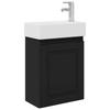 Bathroom Vanity Unit with Faucet Black