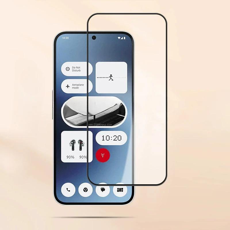 9D Закаленное стекло для Nothing Phone 3a Черная рамка Прозрачная защитная пленка для экрана для NOTHING PHONE 3A 3a Phone3a Phone3A Защитная пленка