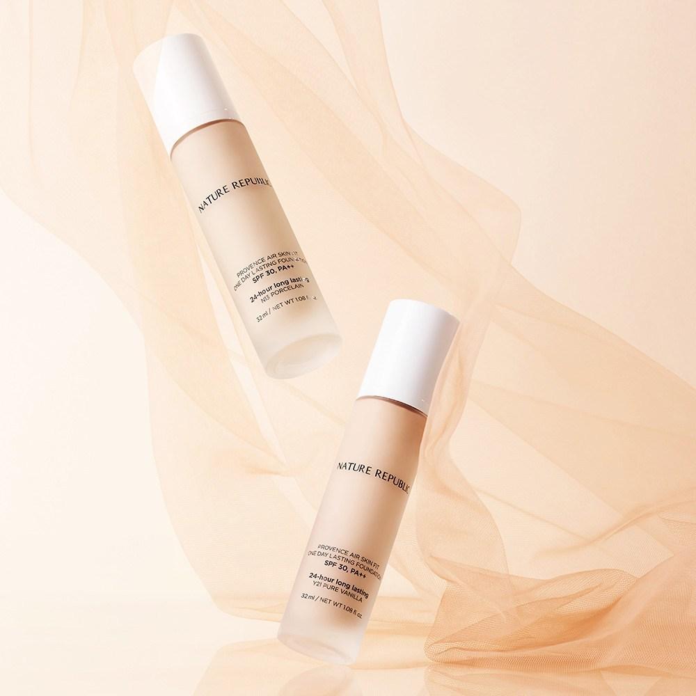 Nature Republic Provence Air Skin Fit One Day Lasting Foundation 30 мл, P21 Rosy Vanilla, 1 шт.