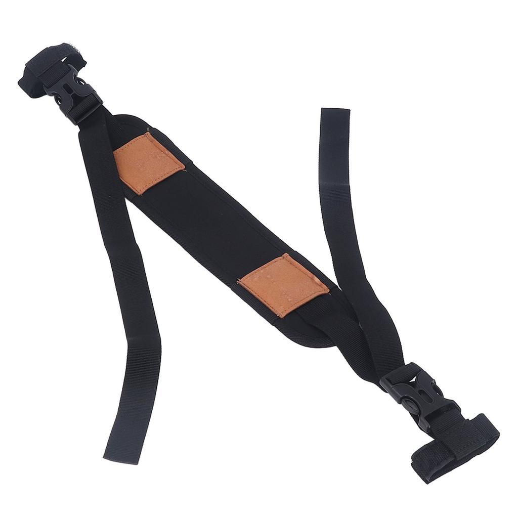 Compound Bow Shoulder Belt Adjustable Hands Free Oxford Cloth Shock Absorption Archery Shoulder Belt Strap Holder Black