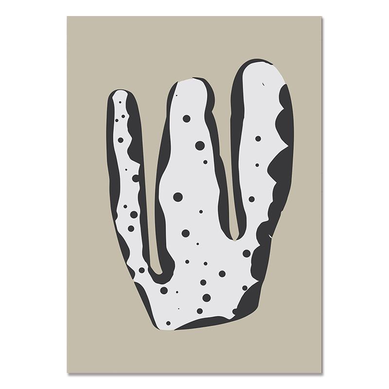 Абстрактная скандинавская модная картина в стиле бохо бежевого цвета, минималистичная картина на холсте, печать плакатов, настенные художественные фотографии, домашний декор для гостиной