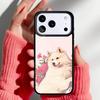 Чехол для телефона с щенком самоеда для iPhone 17 Air 16e 15 14 13 Pro Max Задняя крышка для 12 11 Pro Coque