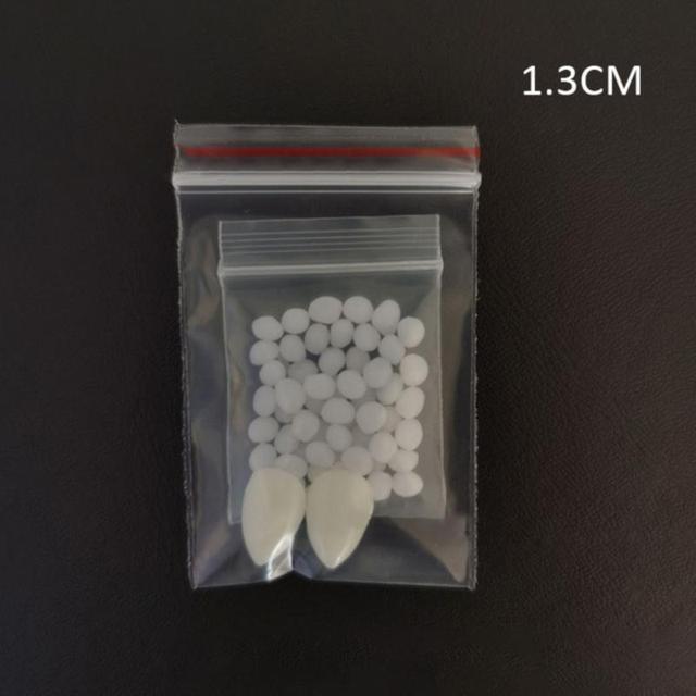 Halloween Decoration Vampire Teeth Fangs Dentures Props Halloween Cosplay Props False Fangs With Solid Glue Halloween Props