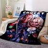 1pc Blanket - CHUCKY Print Design,Lightweight Blanket for Sofa,Bed- Soft &Warm,Gift for All Seasons