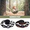 2pcs Heavy Duty Hammock Straps with Load Bearing Rope for Camping, Hiking, and Outdoor Swing Hanging