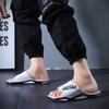 Summer Men's Slippers Casual Men Sandals Outdoor Lightweight Beach Shoes  Anti-slip Thick Sole Breathable Fashion Bathroom Shoes