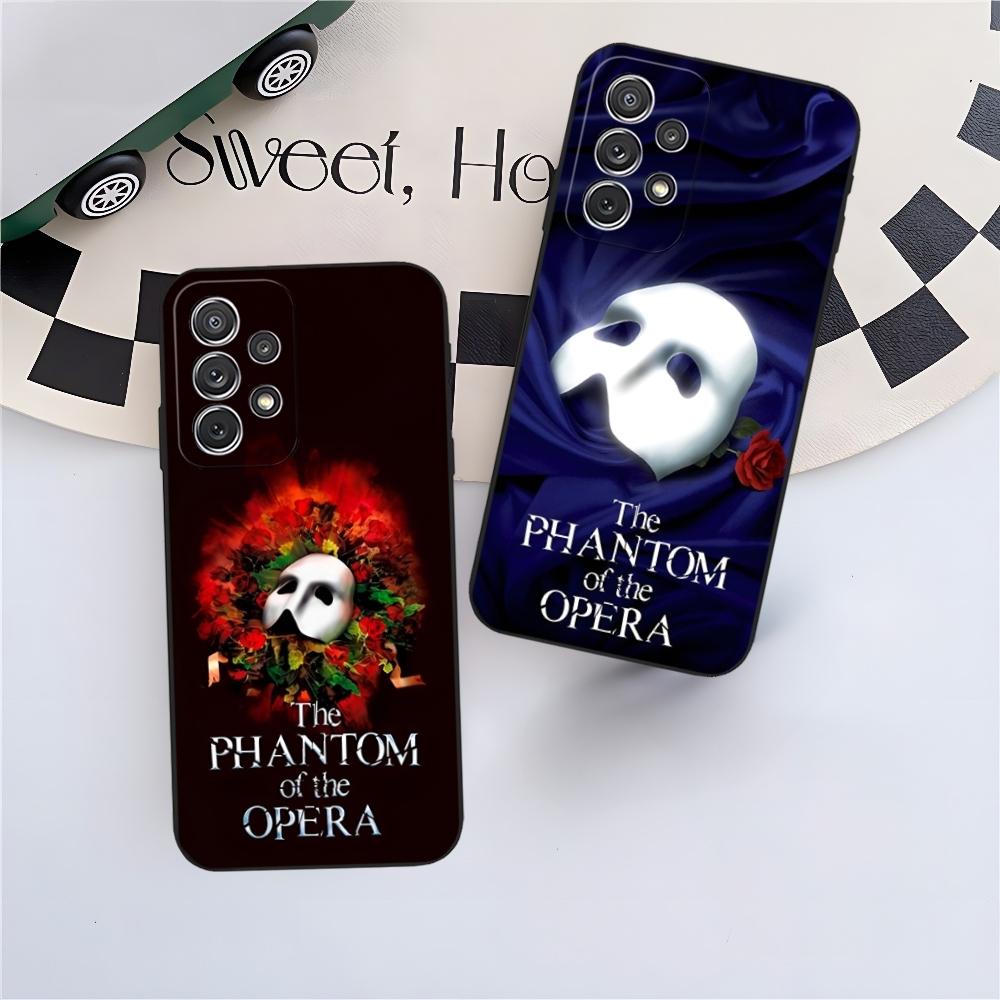 Чехол для телефона «Призрак Оперы» для Sumsung Galaxy S24 S23 S22 S21 S20 A24 A34 N20 M54 A54 A53 Fe Plus Ultra Черный Мягкий Чехол