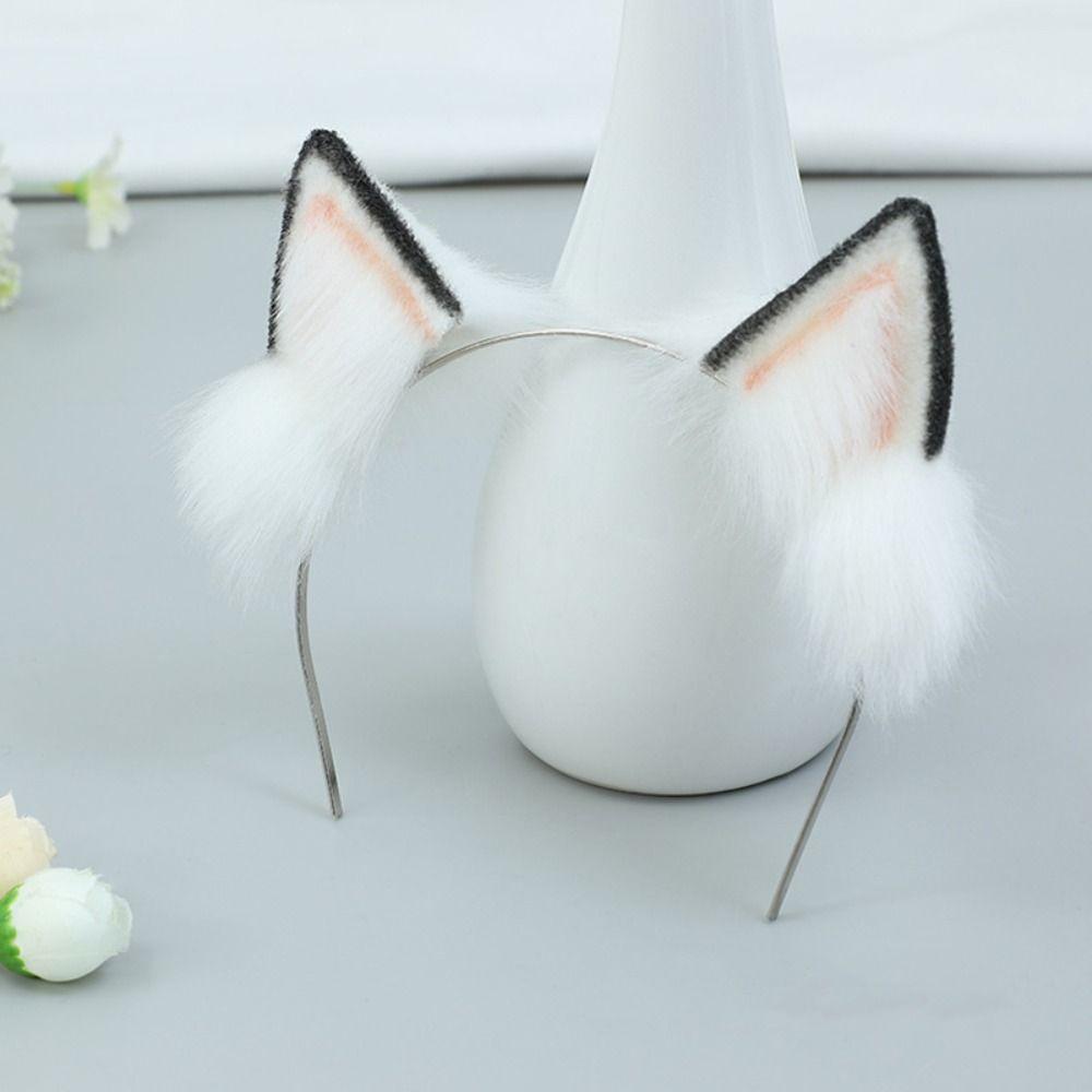 Cat Wolf Ears Idol Doll Headwear Cat Ear Hairband Headwear for Cotton Doll  Plush Doll Cosplay