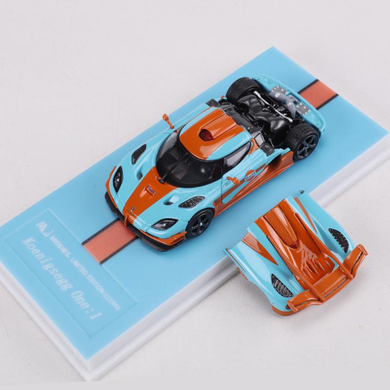 MJ 1:64 One:1 Gulf Diecast Model Car Limited Edition 999