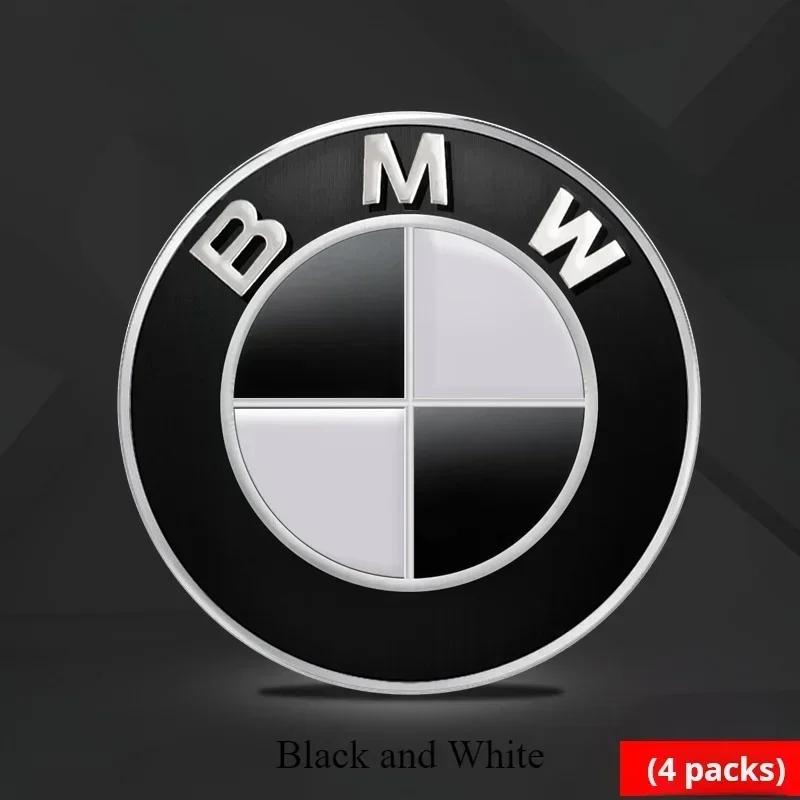 BMW Hubcap 56mm/68mm Blue and White Black and White Black Knight Hubcap Car Accessories YY8