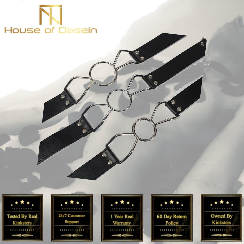 Metal Open Mouth Ring Gag Kink Fetish Restraints Gags