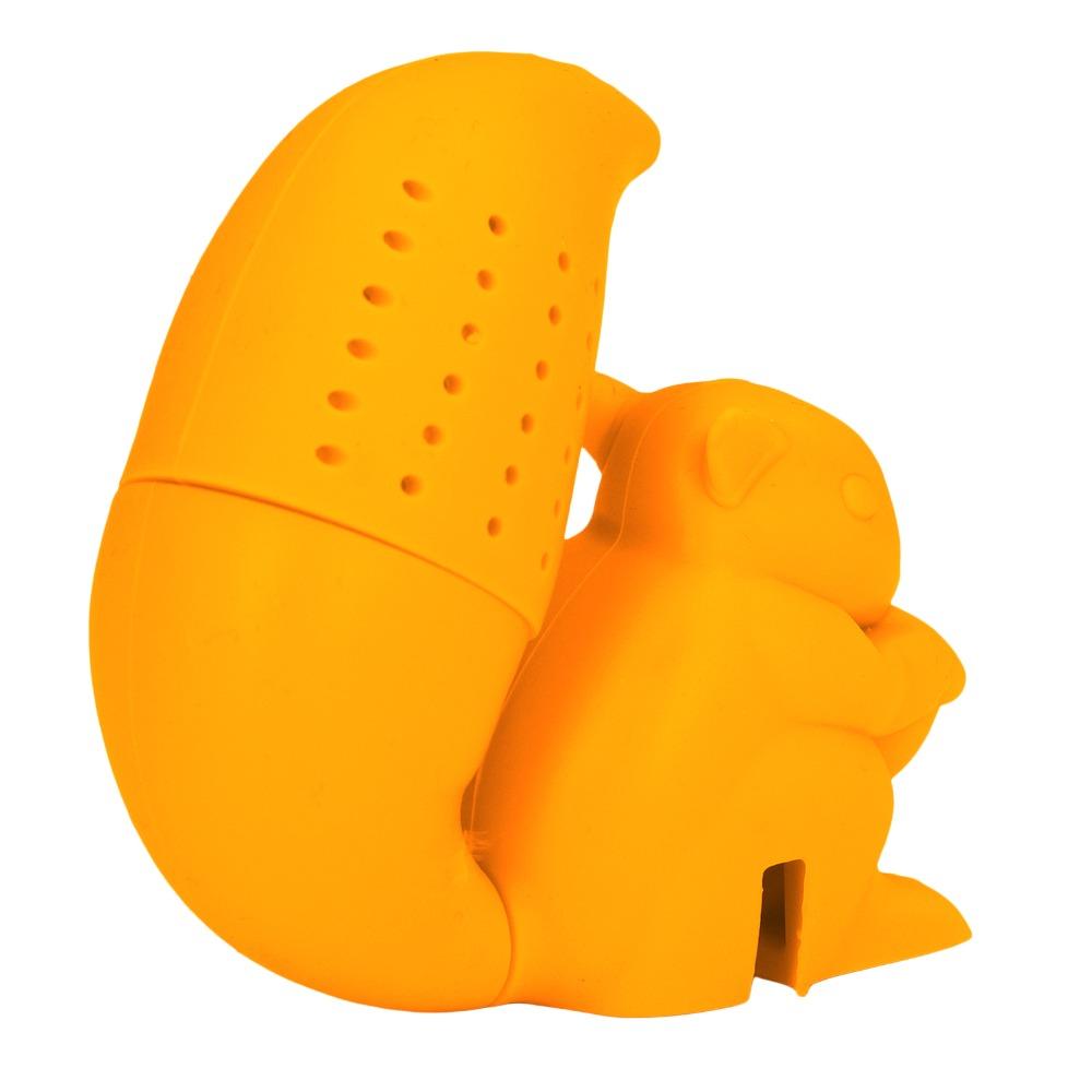Silicone Squirrel Tea Strainer Food Grade Silicone Tea Strainer Squirrel Tea Filter Tea Brewing