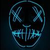 1M Cold Light Mask LED Light Luminous Mask with 3V Steady On Inverter for Halloween Party Supplies Christmas
