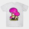 T Shirt Women Mushrooms Harajuku Print Kawaii Tshirt Summer Short Sleeve Female T-Shirt Top Tee