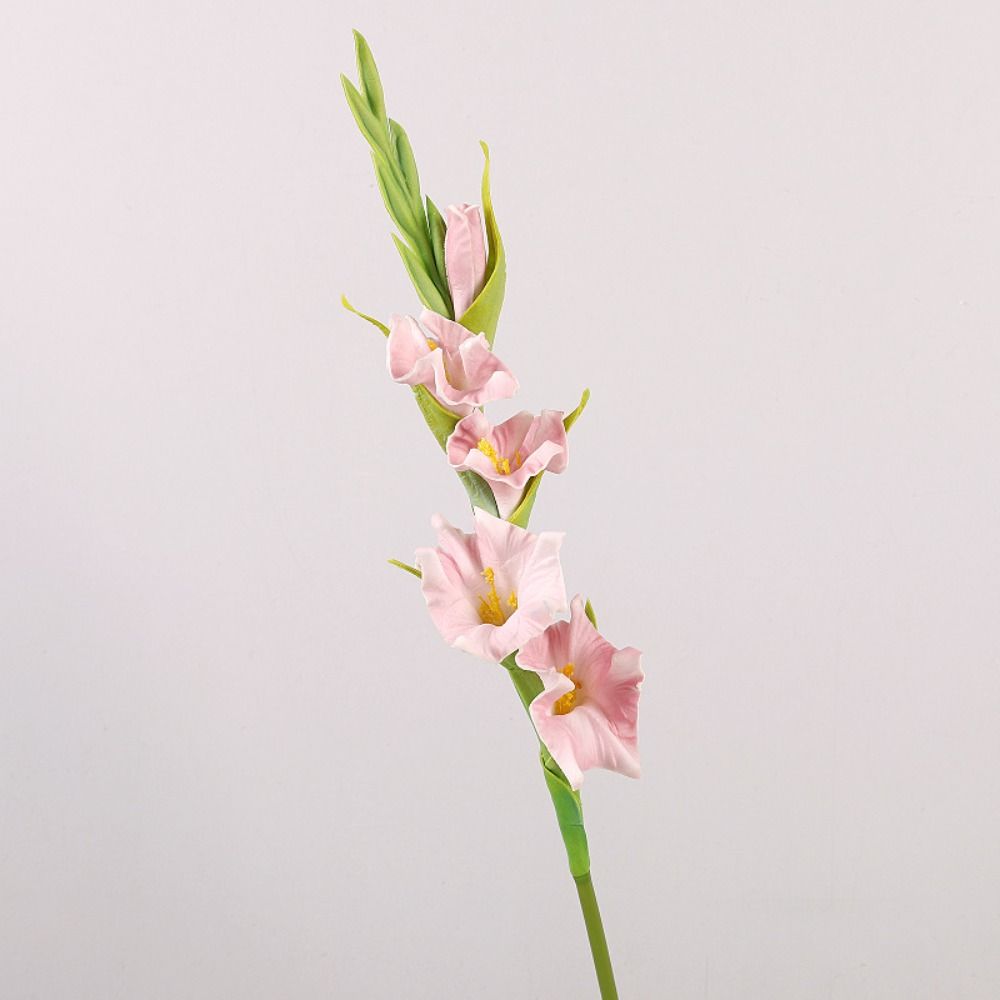 Искусственные ветки гладиолуса с эффектом реального прикосновения, Цветочное искусство, Искусственные цветы, Декор для праздничной вечеринки
