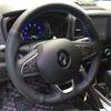 Размер Кожаная Микрофибра Чехол на Руль Автомобиля Для Renault Kadjar Koleos Megane Talisman Scenic Espace 15-18 Аксессуары