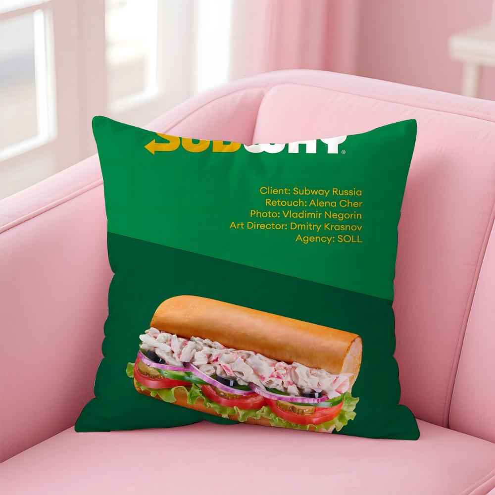 Чехол на подушку S-Subway для дома и автомобиля, многоцелевой чехол на подушку - Двусторонний, Мягкий и прочный для ежедневного использования