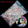 Manicure Sticky Paper Diy Nail Art Tips Sticker 3D Fruit Animals Decoration 1000Pcs/Set