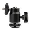 Mini Tripod Ballhead Ball Head with 1/4" Screw Camera Flash Hot Shoe Mount Photo Studio Accessories