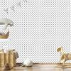 Dots wallpaper light gray, clear detail 50x1000