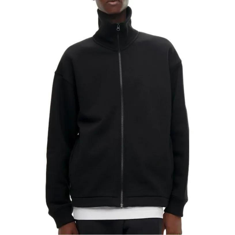 UNIQLO Jackets Men's Black Stand Collar Moderate Other (Unisex) Jackets 452937 09