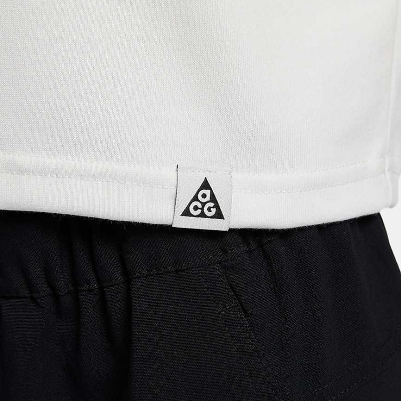 Nike ACG Dri-FIT ADV Удобная мягкая дышащая быстросохнущая футболка с коротким рукавом для женщин, топы Mountain-White FN1957-121