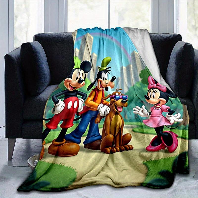 1pc, Disney Friends Collection, Seasonal Universal Blanket for Home Decoration, Soft Flannel Throw Blanket, Versatile & Cozy for Bedroom, Living Room,