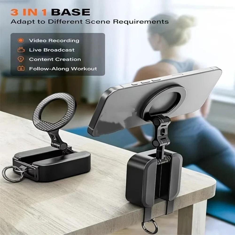 Multi-Angle Magnetic Phone Holder Rotatable Car Phone Holder Phone Mount Live-Streaming
