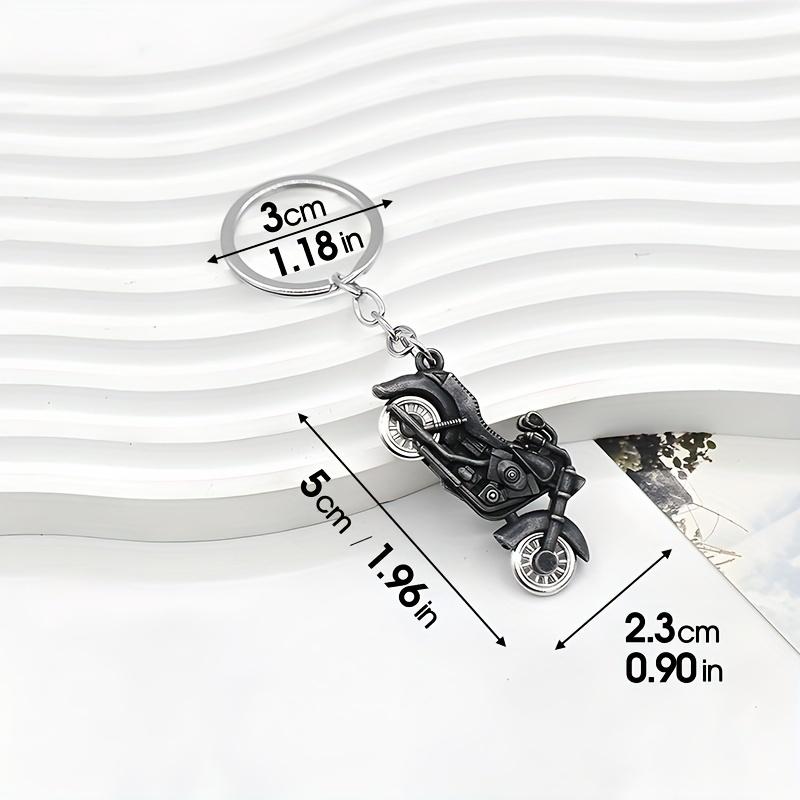 Alloy Motorcycle Pendant Keychain For Men, Creative Motorcycle Keychain